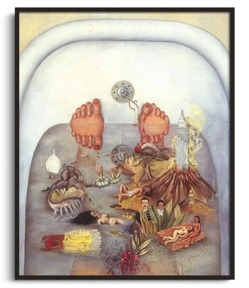 Reproduction Ce que l'eau m'a donné Frida Kahlo – peinture à l'huile