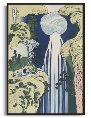 Reproduction Champ dans la province d'Owari Hokusai – peinture à l'huile