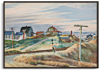 Reproduction Chalets à North Truro Hopper – peinture à l'huile