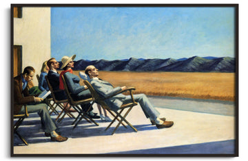 Reproduction Gens au soleil Hopper – peinture à l'huile