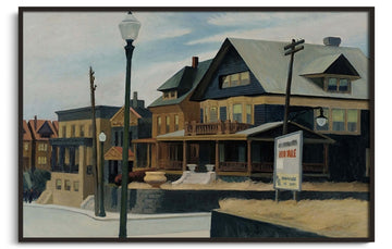 Reproduction Vent d'est sur Weehawken Hopper – peinture à l'huile