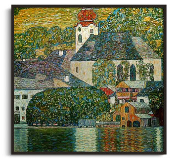 Reproduction Église d'Unterach Klimt – peinture à l'huile