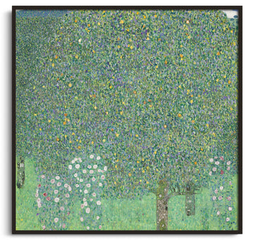 Reproduction Rosiers sous les arbres Klimt – peinture à l'huile