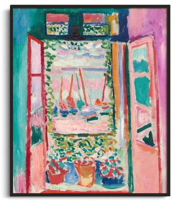 Reproduction Fenêtre ouverte à Collioure Matisse – peinture à l'huile