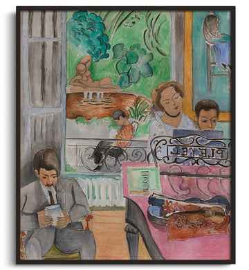 Reproduction La Leçon de musique Matisse – peinture à l'huile