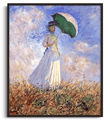 Reproduction Femme à l'ombrelle Monet – peinture à l'huile