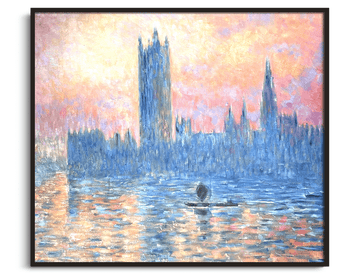 Reproduction Le Parlement de Londres au soleil couchant Monet – peinture à l'huile