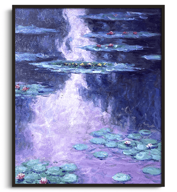 Reproduction Nymphéas VI Monet – peinture à l'huile