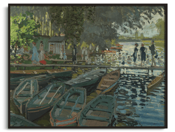 Reproduction Baigneurs à La Grenouillère Monet – peinture à l'huile