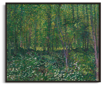 Reproduction Arbres et sous-bois Van Gogh – peinture à l'huile